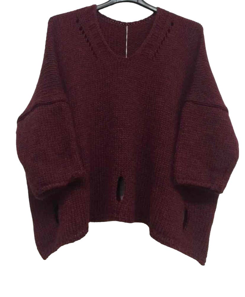 LINEN & COTTON HOUSE - Wholesale Knitted jumper – Women′s - ALPACA SWEATER 086020