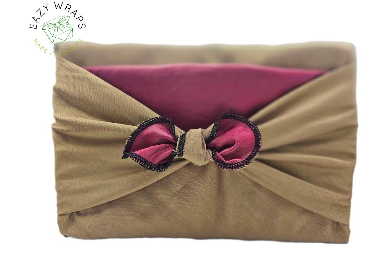 Eazywraps – wholesale Flat wrap – Satin & Silk/Reversible Gift Wrap/Eco-Friendly & Elegant