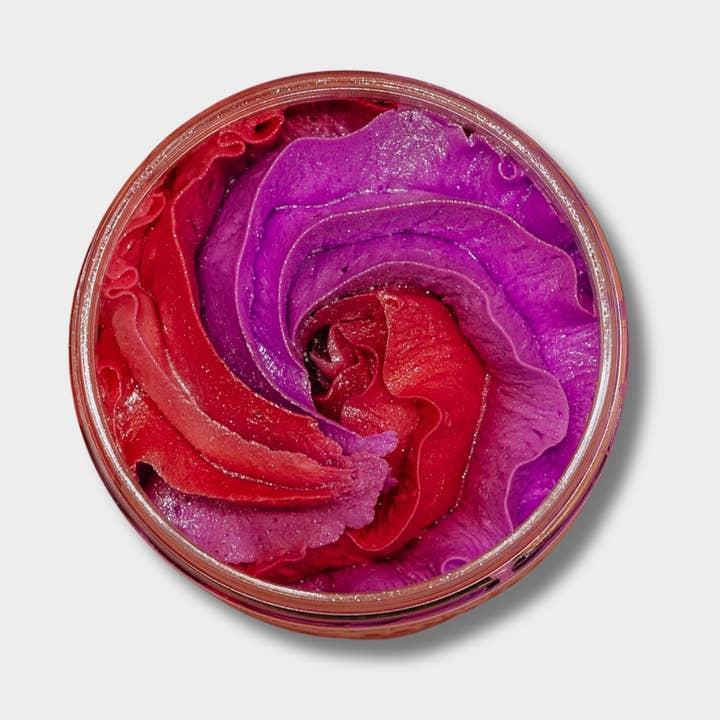 Raspberry Creme Whipped Soap for wholesale by Scentish