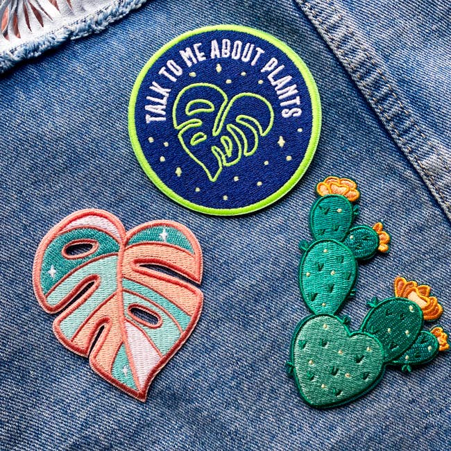 Chelzart - Wholesale Patch - Prickly Pear Cactus Embroidered Patch | Cactus Iron on Patch3