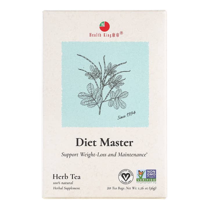 Health King - Venta al por mayor Tés saludables/desintoxicantes - Té de hierbas Health King Diet Master - Control de peso