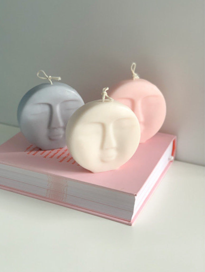 Dusty Rose Bodega - Wholesale Novelty Candle - MOON face3