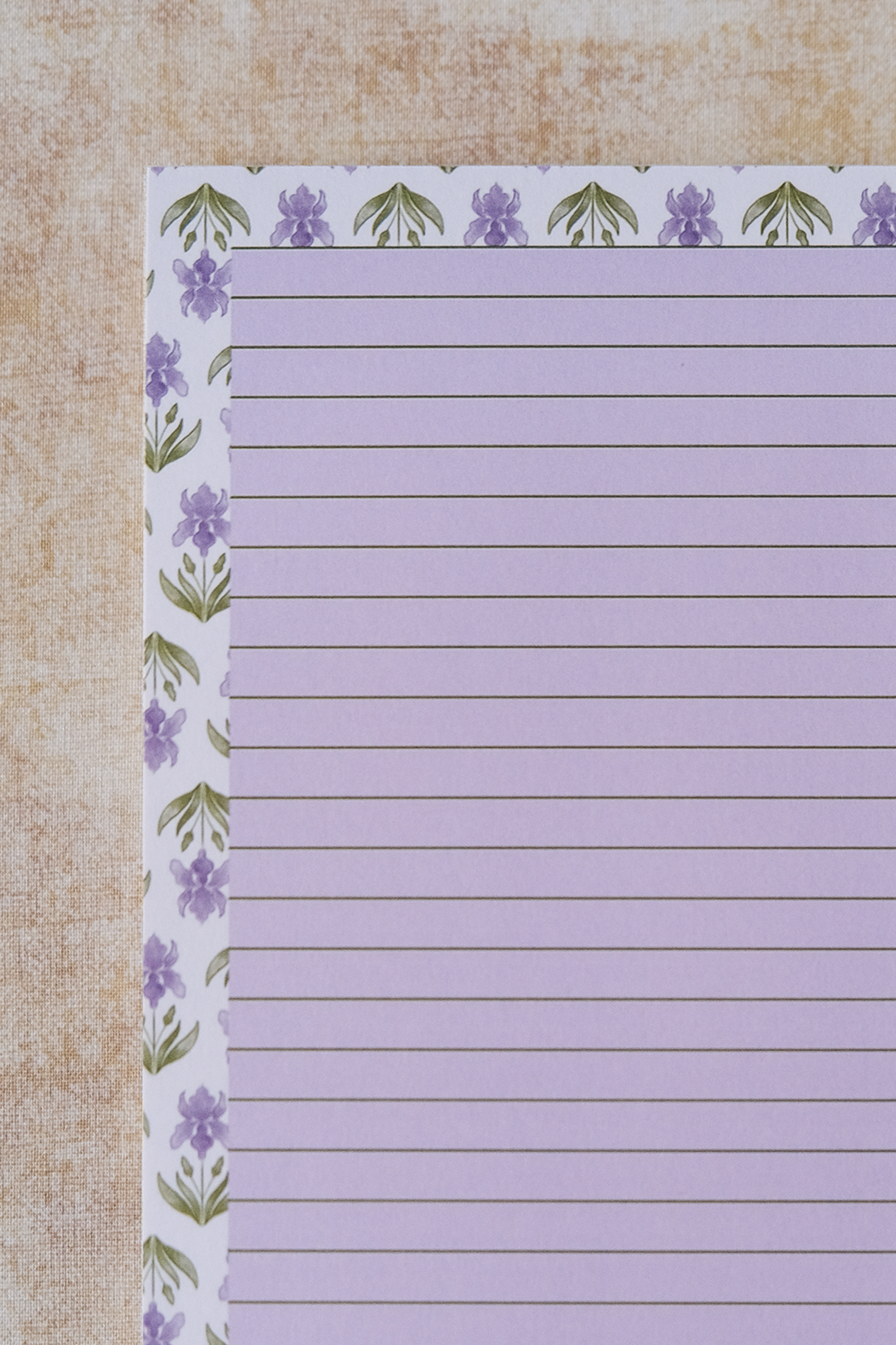 Flower Heads - Wholesale Notepad - Iris Memo Pad | Lined Notepad | Journaling | Writing Pad1