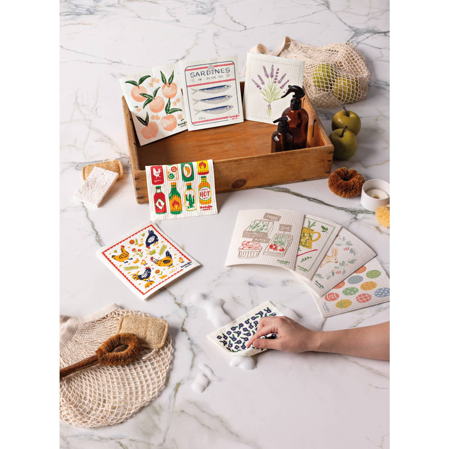 Ecologie - Wholesale Dishcloth - Free Range Swedish Dishcloth1