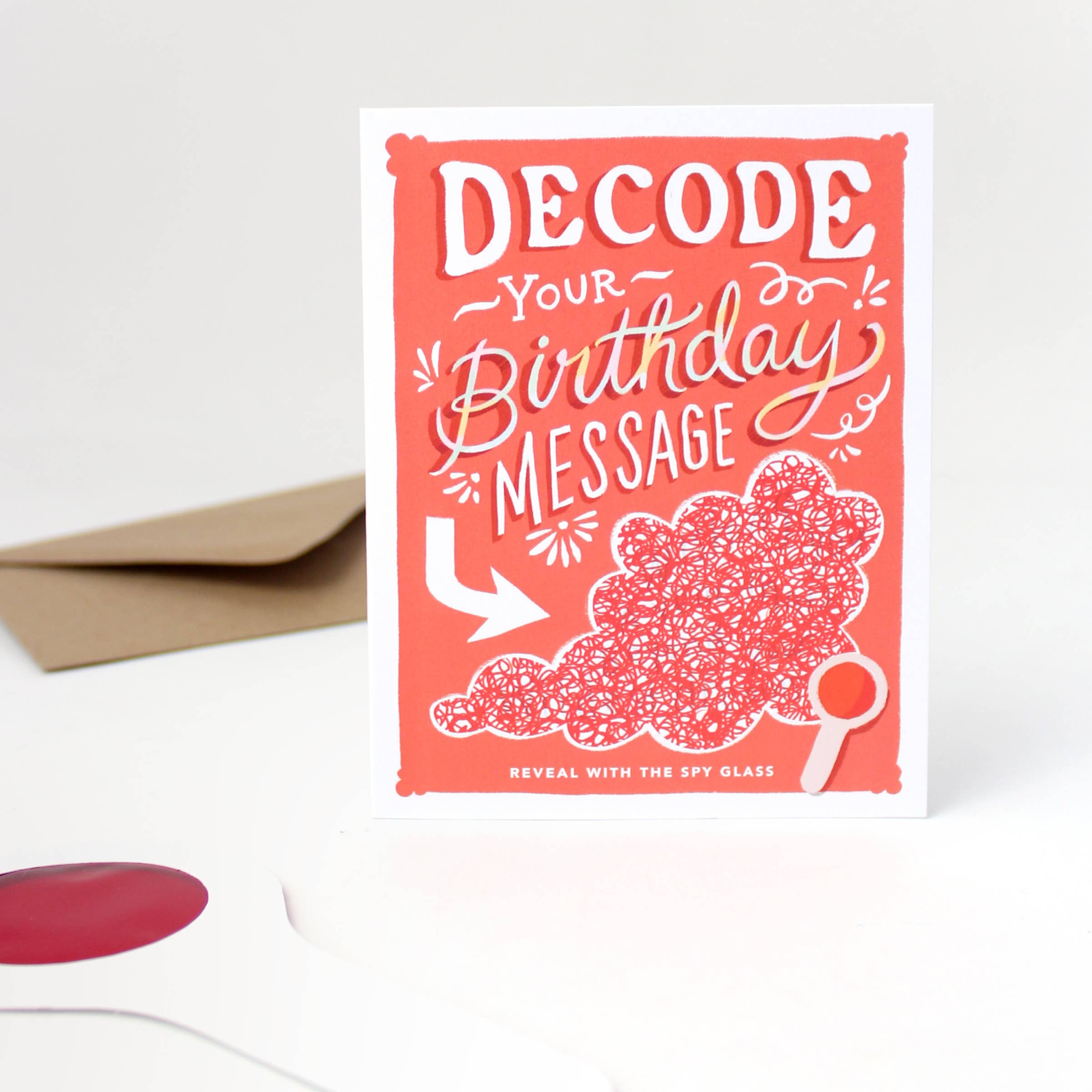 Inklings Paperie - Wholesale Birthday Card - Decoder Card - Birthday Cloud5