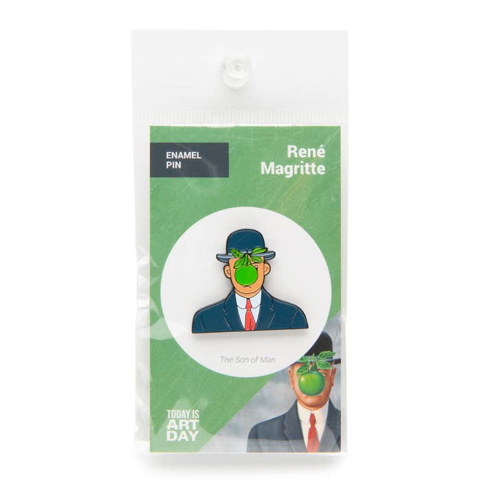 Today is Art Day – wholesale Lapel pin/button – Pin - Son of Man - Magritte3