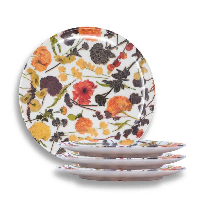 Auburn Bouquet Dinner Plate Set of 4 for wholesale by Elizabeth Sutton Home