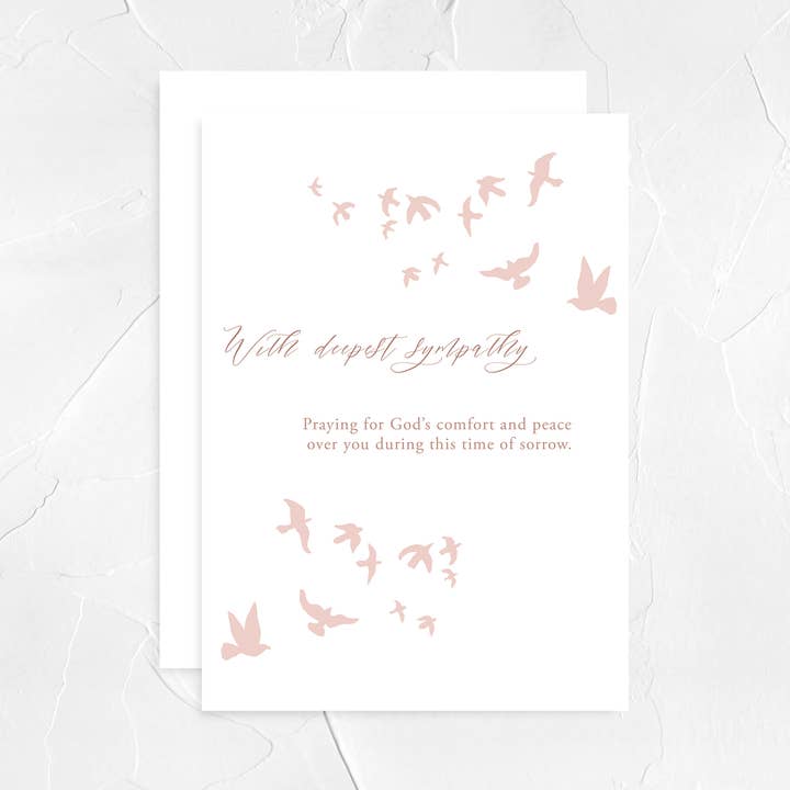 Carte de vœux avec sympathie profonde pour la vente par Haley Elizabeth Design