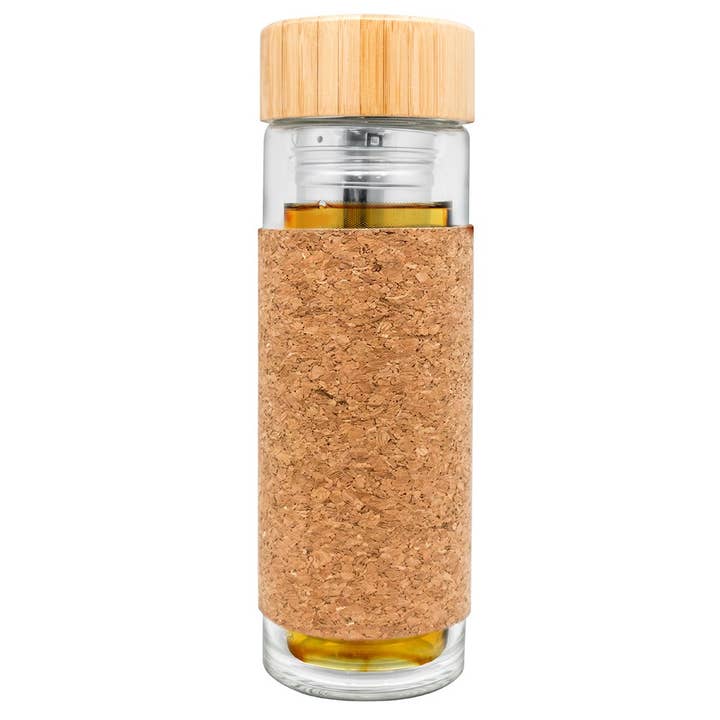 Vin Bouquet (Find It Import & Export Sl) - Wholesale Insulated Mug/Tumbler - 300ml double wall cork glass thermos bottle1