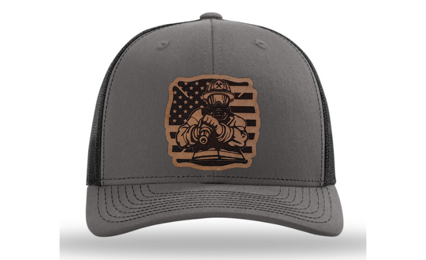 Sugar City Maker - Wholesale Trucker Hat - Unisex - Fireman American Flag2