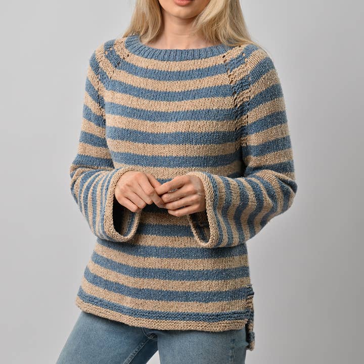 Kit de tricô Rosie Jumper por atacado de Wool Couture Company