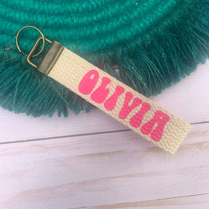 The Shy Sunflower - Vente Porte-clés – femme - Porte-clés personnalisé pour université, sororité, équipe, nom3