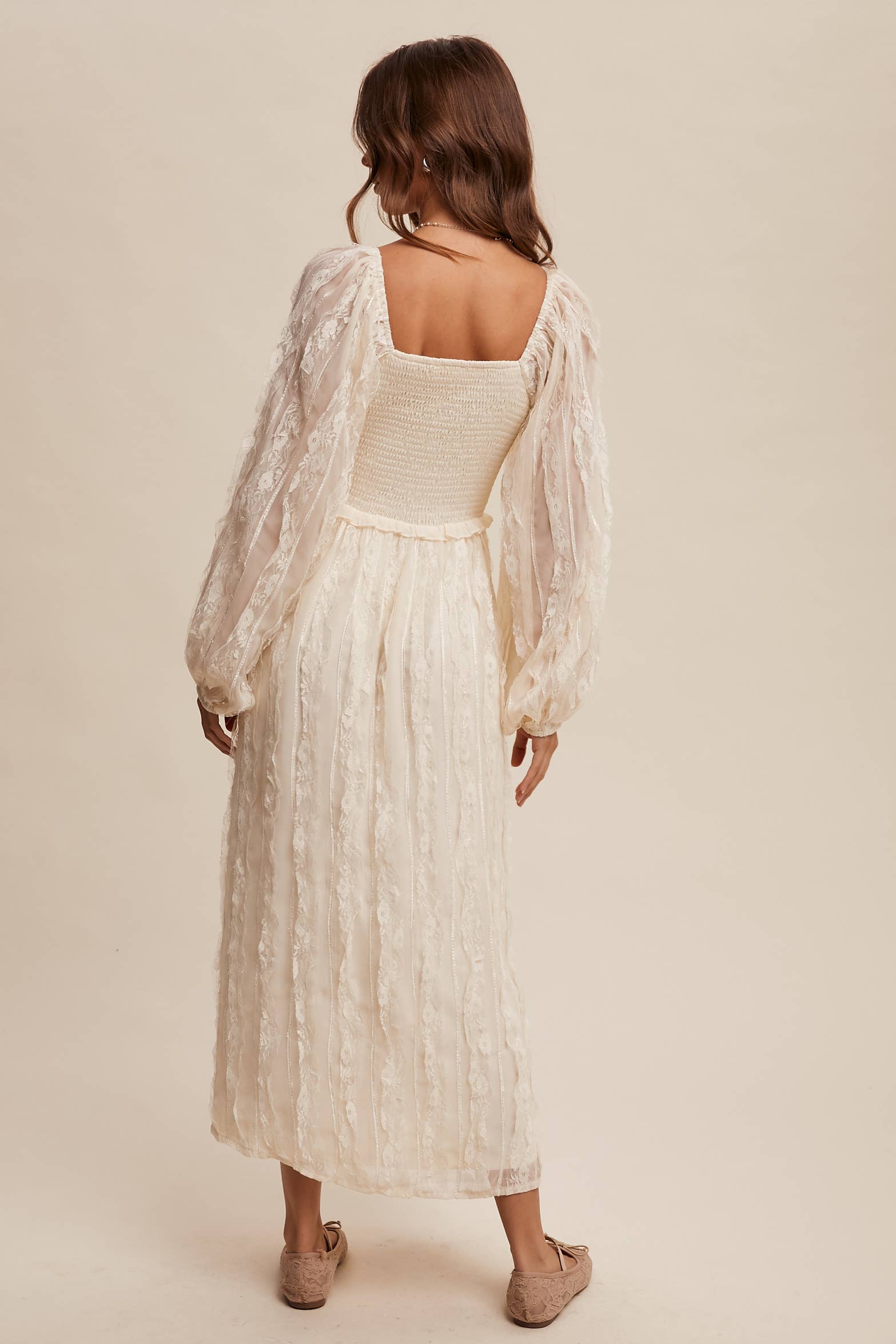 Listicle - Wholesale Dress - Women's - Romantic Lace Midi Dress19