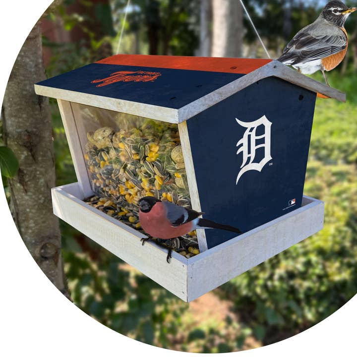 MLB Detroit Tigers Bird Feeder for Sports Fans - Assembled for wholesale by Fan Creations