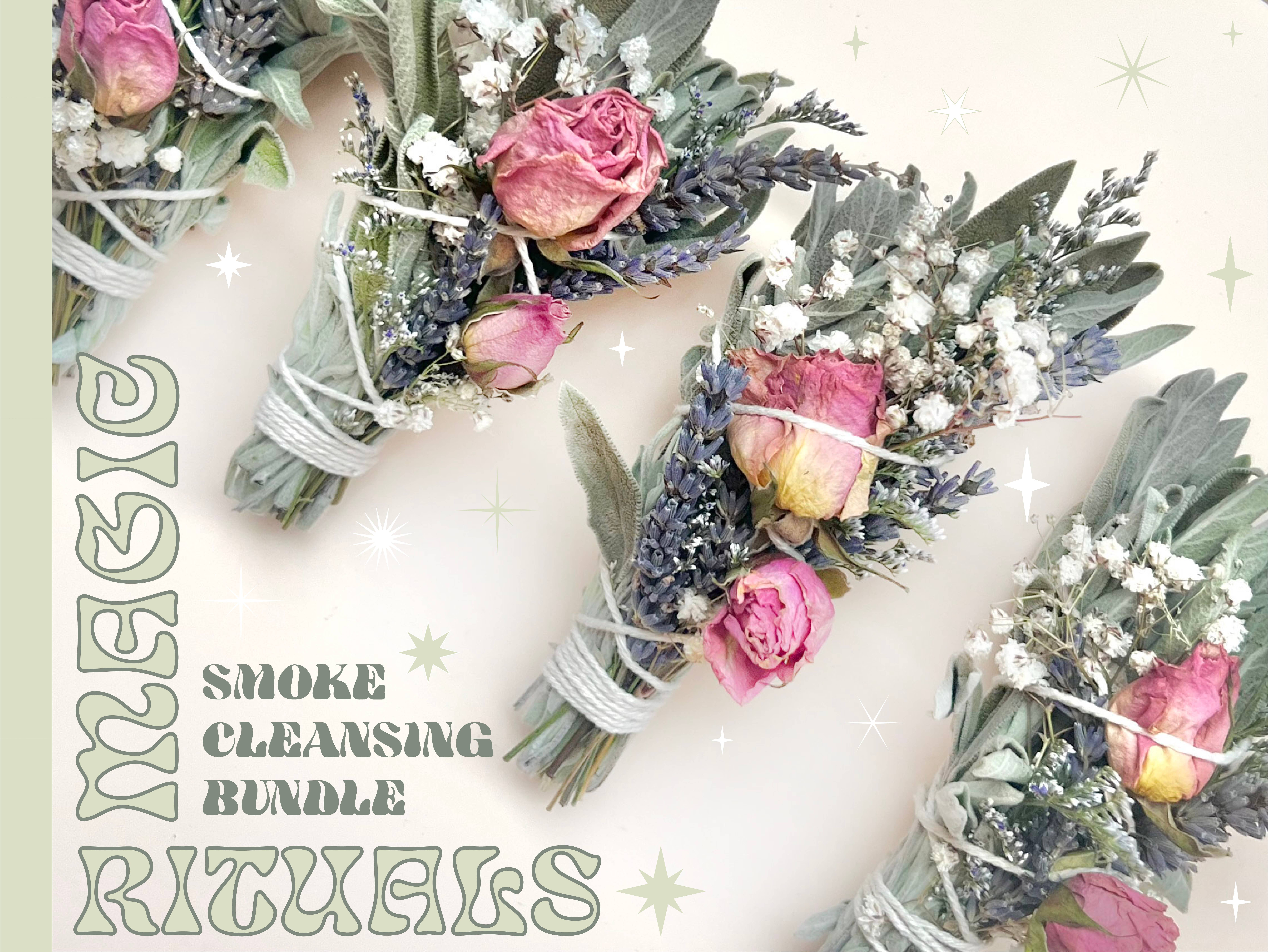 The 12th Moon – wholesale Salviabunt – MAGIC RITUALS Mini bunt av salvia för rökrening3