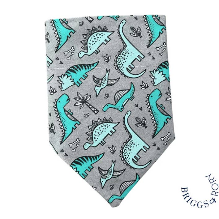 Dinosaur Dog Bandana for wholesale by Briggs & Rory