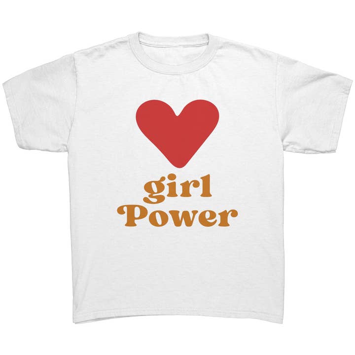 Girl Power youth tee for wholesale by Mimi + ruby
