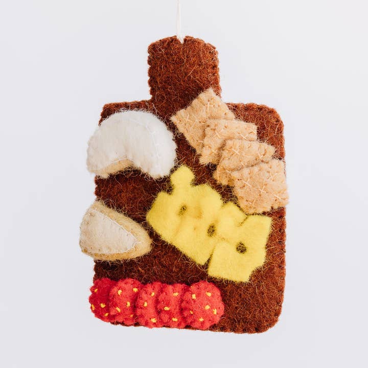 Nivas - Vendita all'ingrosso Decorazione - Ornamento in Feltro per Tagliere di Formaggi / Salumi di Natale0