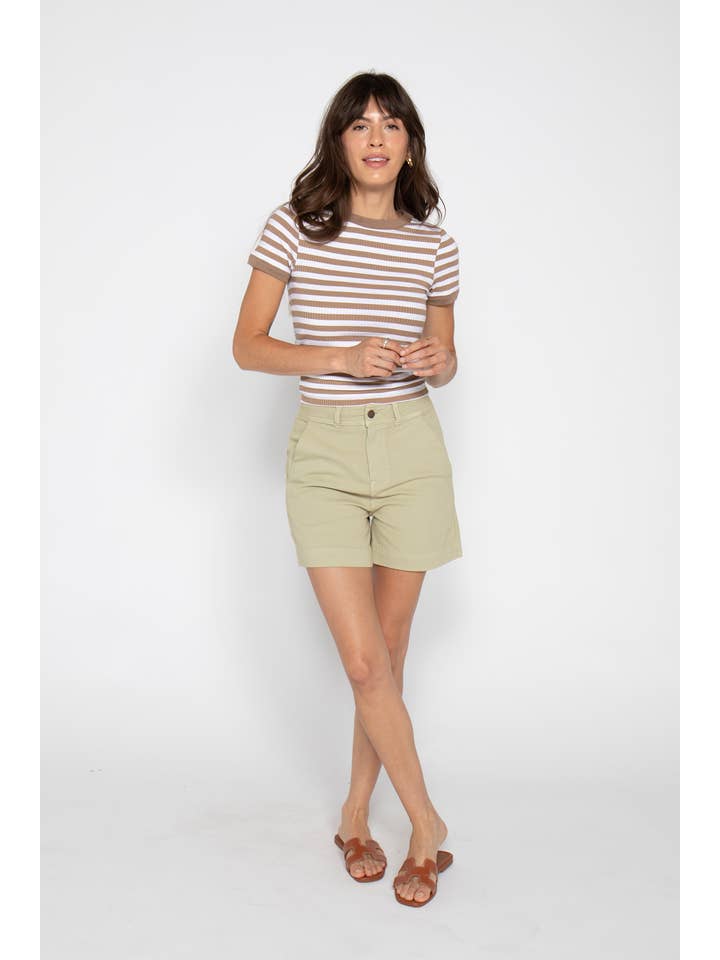 Canyon High Rise Short, Lint for wholesale on Faire