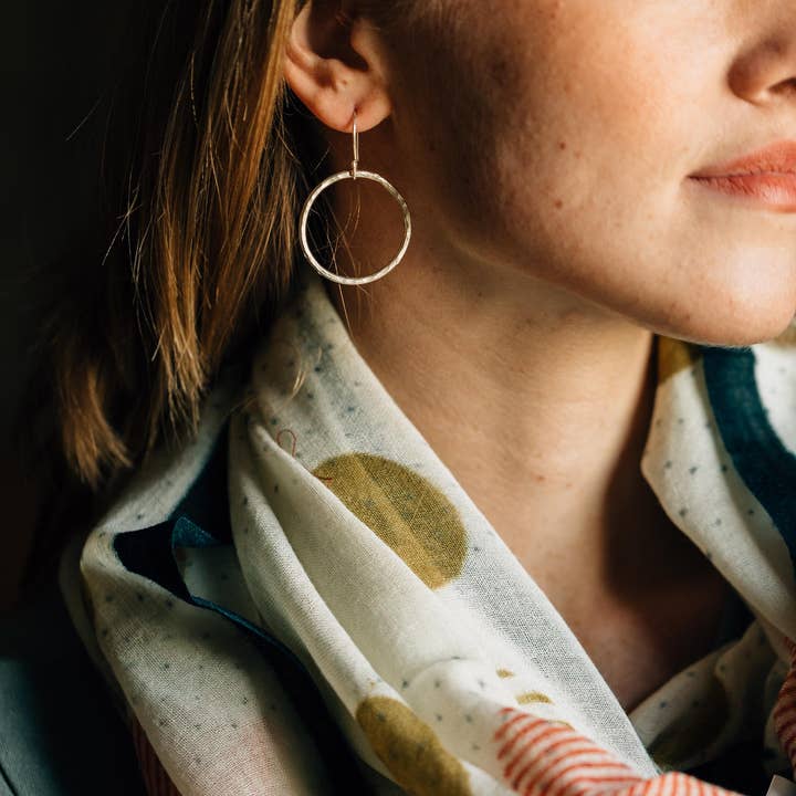 Ten Thousand Villages - Wholesale Dangle Earrings - *Hammered Ring Earrings