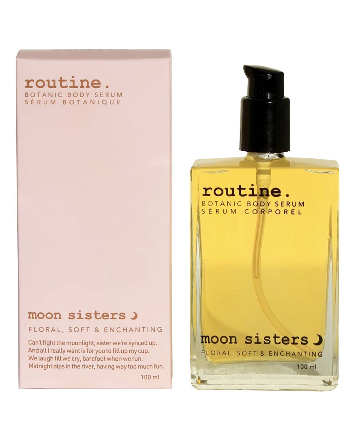 Routine – wholesale Facial serum/concentrate – Moon Sisters 100ml Botanic Body Oil