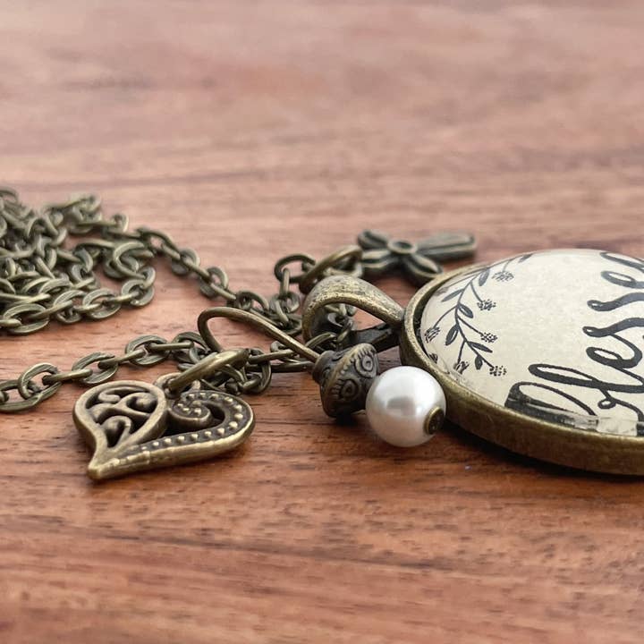 Ivy Barn Designs - Wholesale Pendant/Charm Necklace - Blessed Necklace Inspirational jewelry