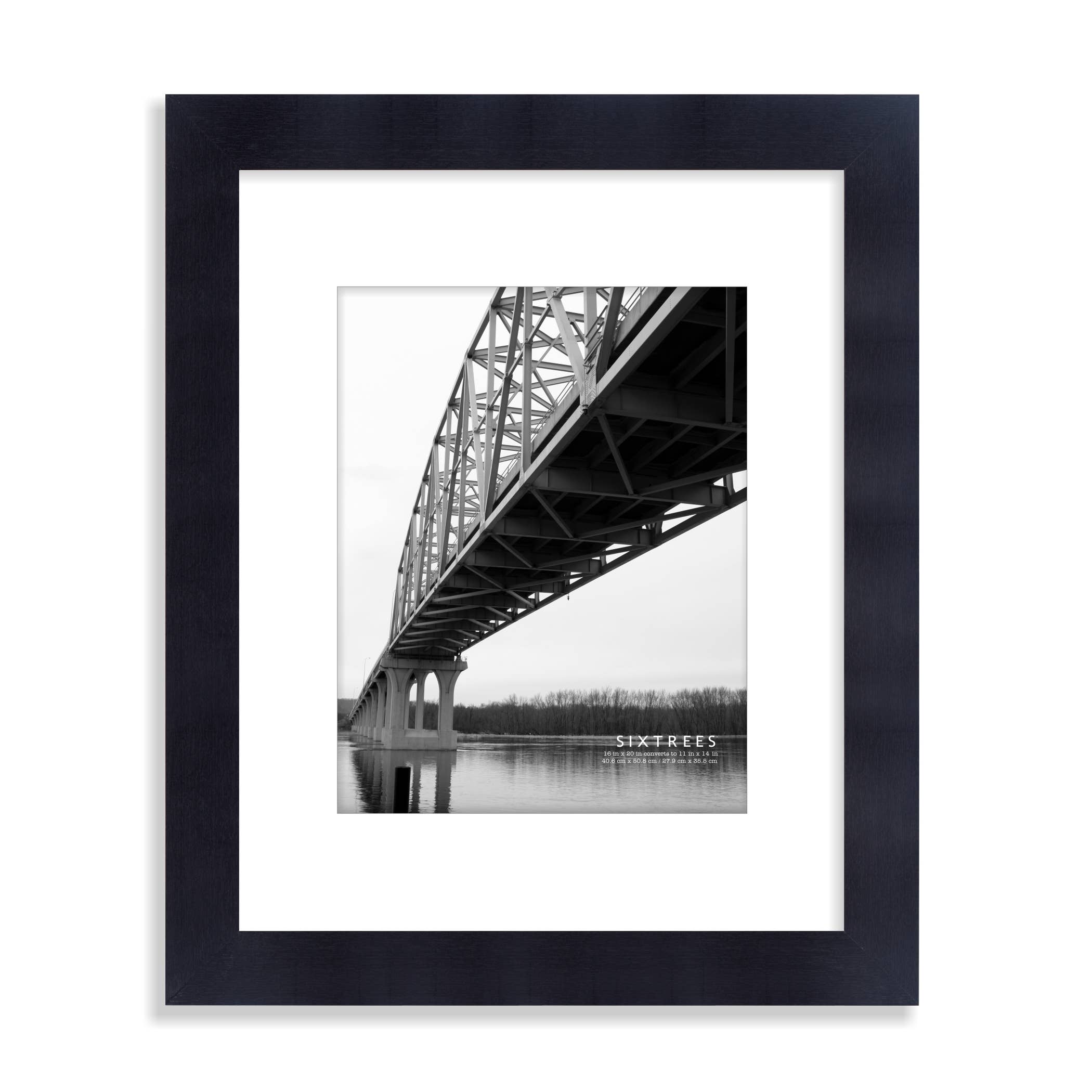 Sixtrees - Wholesale Picture Frame - Cole Matted Collection -11X14 mats to 8X10, 16X20 mats 11X141