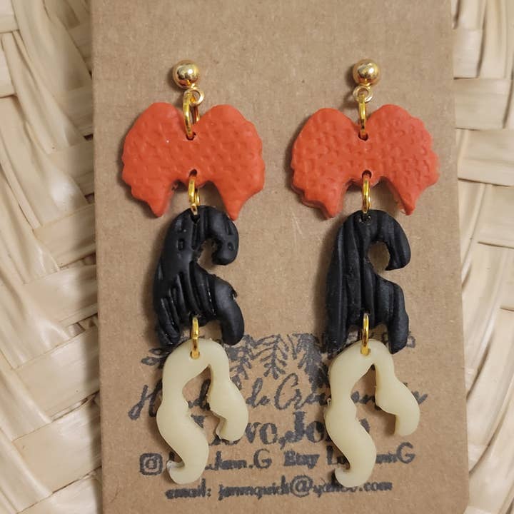 Mini Sanderson Sisters øreringe for engroshandel hos Love,Jenn