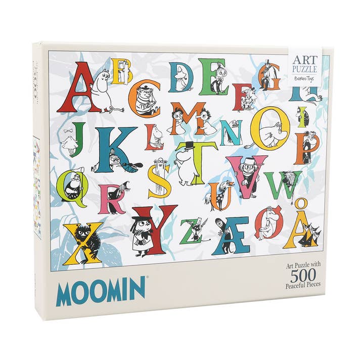 Mumi Kunstpuslespil - 500 stk - ABC for engroshandel hos Barbo Toys