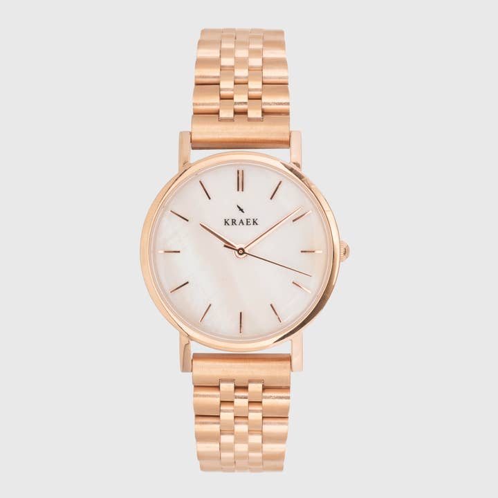 Rose | Or Rose | Acier | 32 mm pour la vente par KRAEK Watches