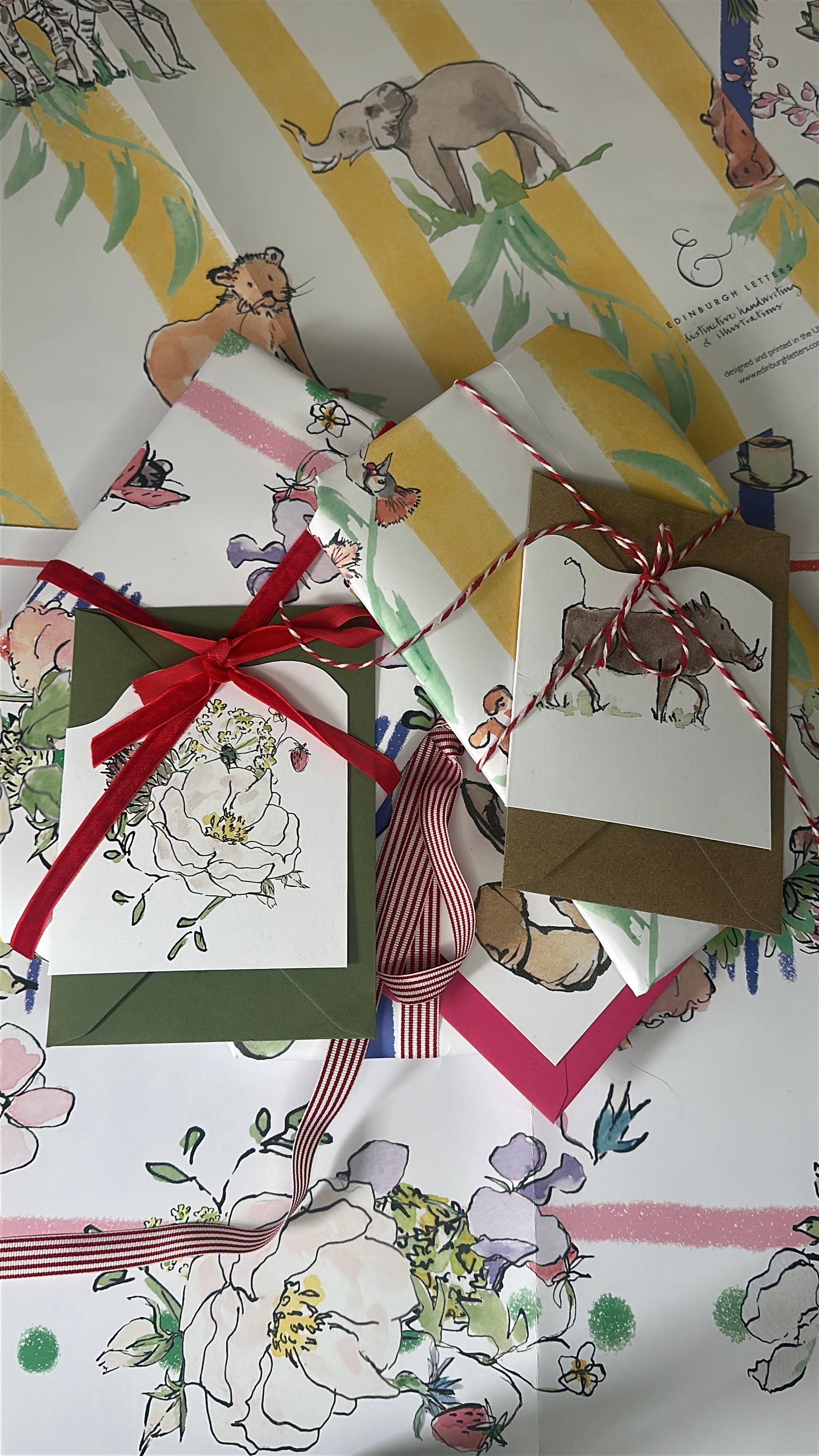 Edinburgh Letters – wholesale Everyday greeting card – "Blossom" - Cut Out Card4