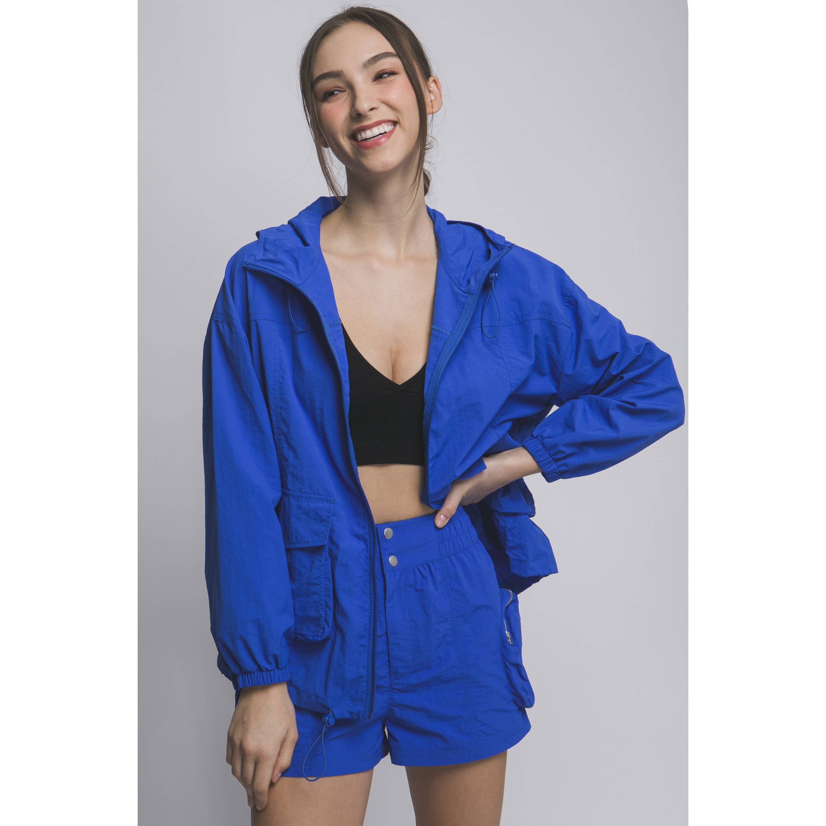 Apolline - Wholesale Windbreaker - Women's - Hooded Windbreaker Jacket with Adjustable Toggles4