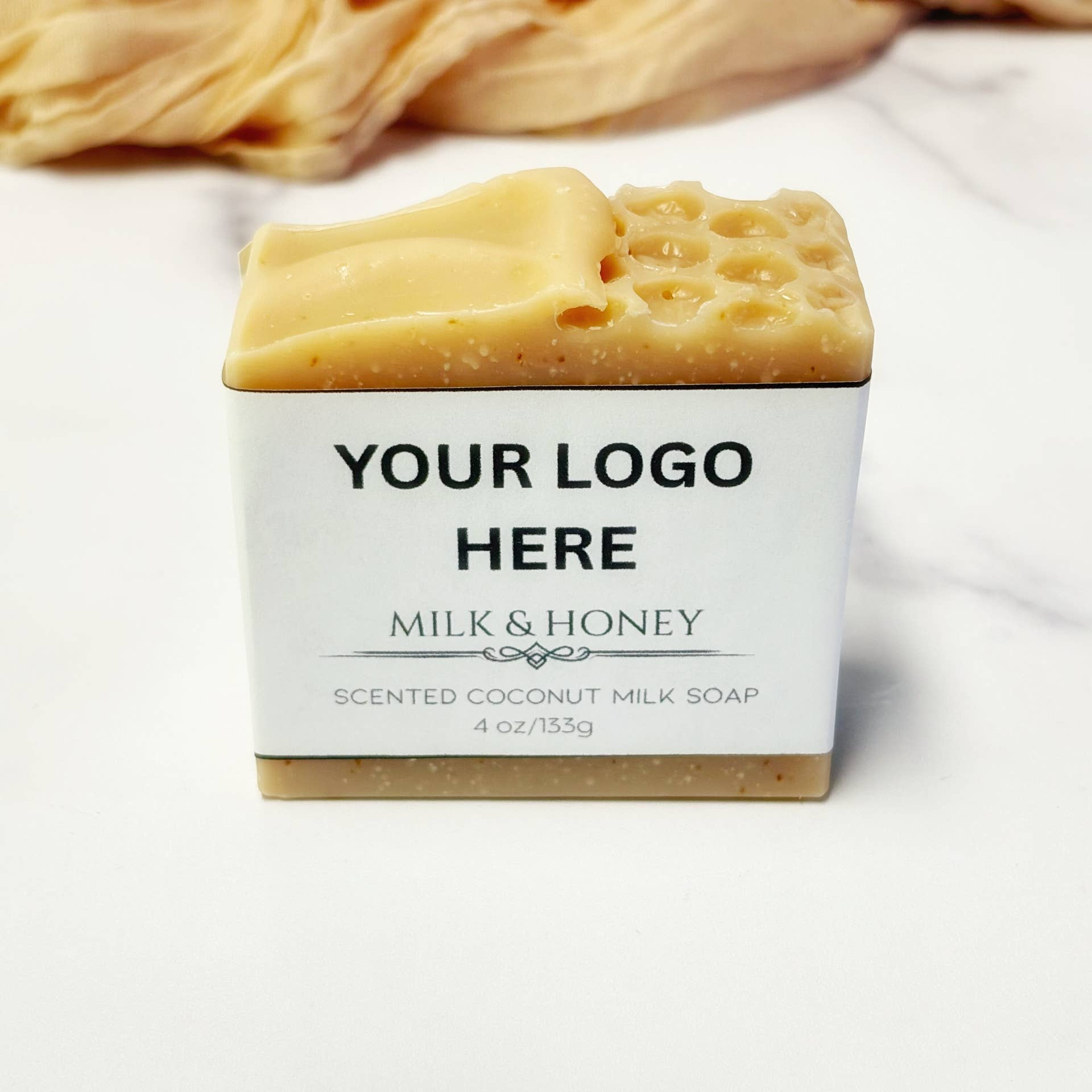 Serenity Soaps By Aki - Wholesale Bar Soap - Private Label | Milk & Honey Soap Bar (Vegan)3