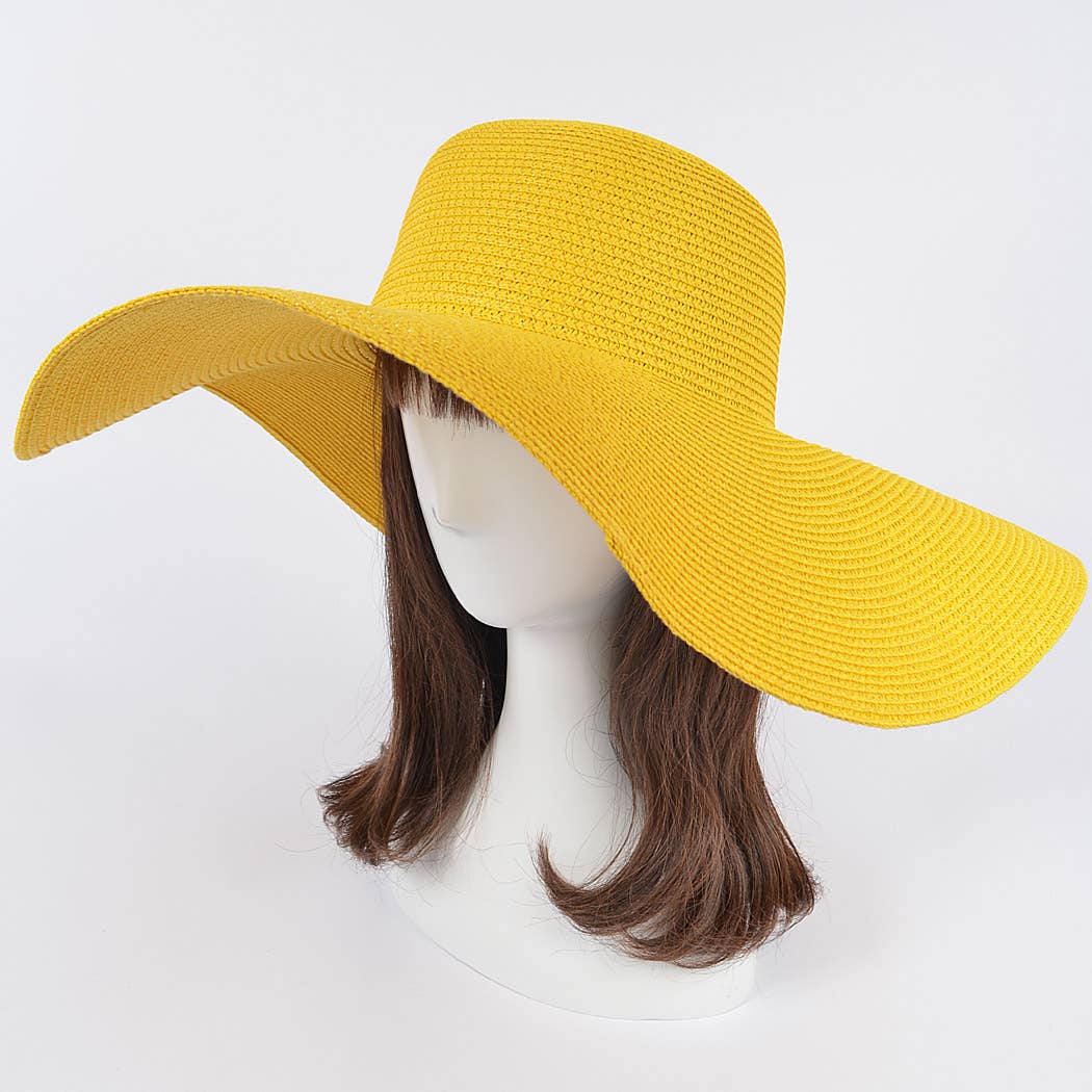 3AM BY H&D ACCESSORIES - Wholesale Straw Hat - Women's - Wide Brim Beach Hat1