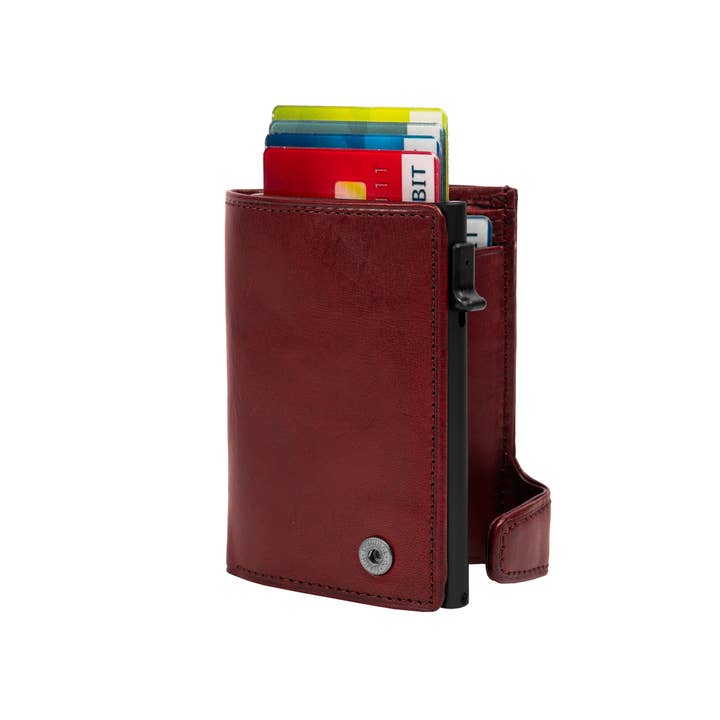 Furbo card holder with banknote and cash pocket for wholesale by Tony Perotti