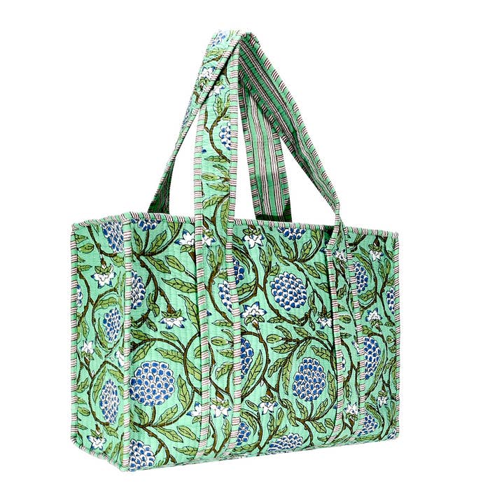 BNB Crafts Inc. - Wholesale Tote Bag - Women's - Cotton Block Print Tote Bag- Small & Large