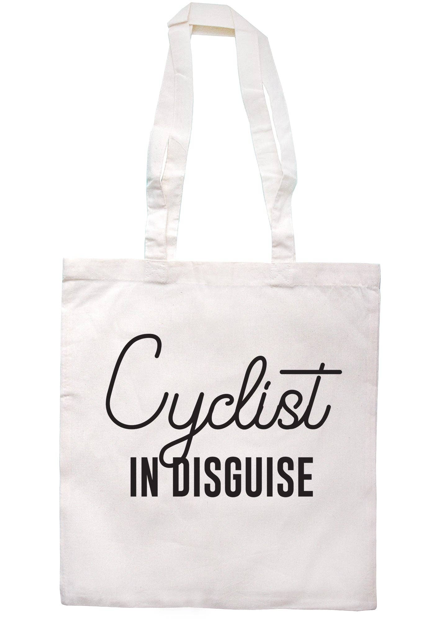 Illustrated Identity – wholesale Tote bag – Unisex – Cyclist In Disguise Tote Bag S00630