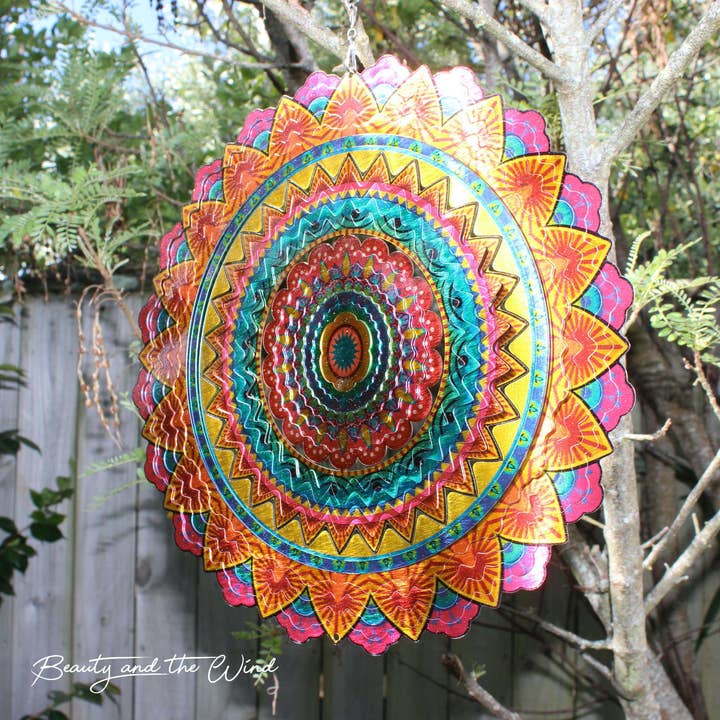 Beauty and the Wind - Wholesale Wind spinner - Mandala of Joy Wind Spinner3