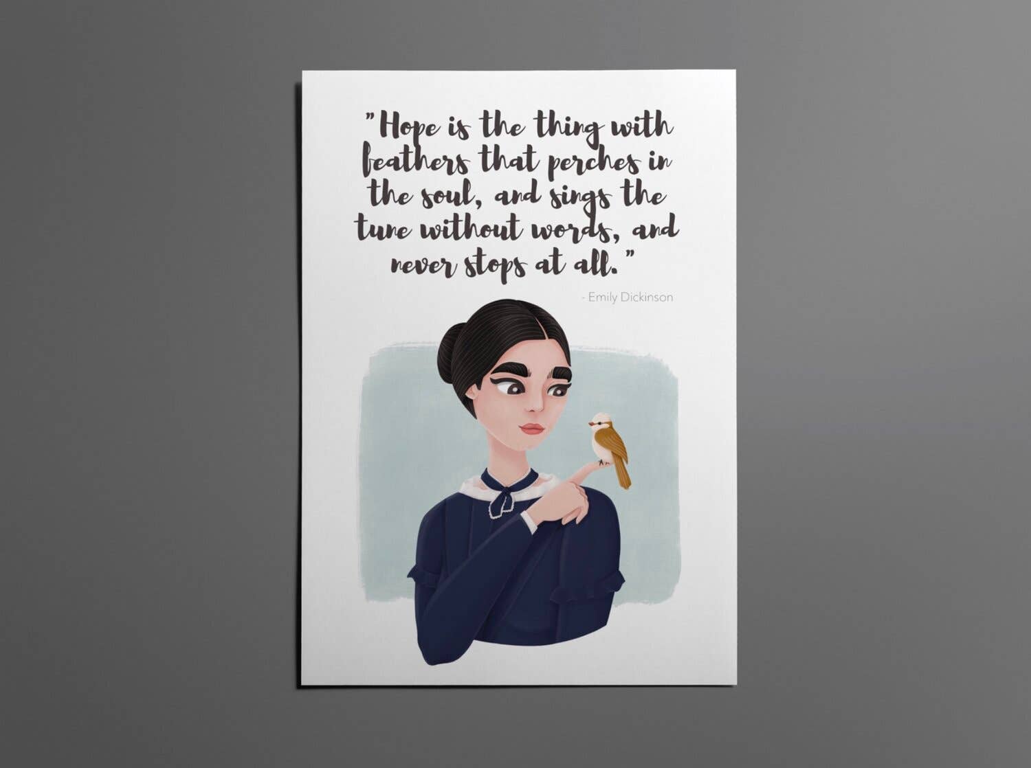 Another Wild Story – wholesale Konsttryck – Emily Dickinson Poesi väggkonst1