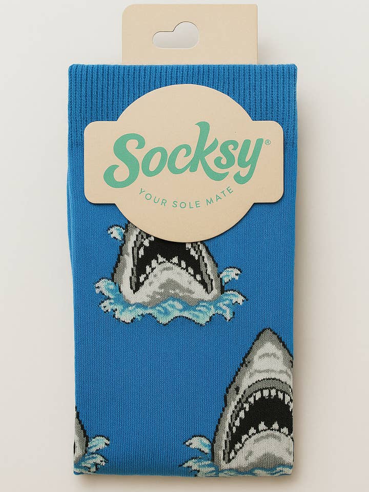 Jaws Socks for wholesale by Socksy