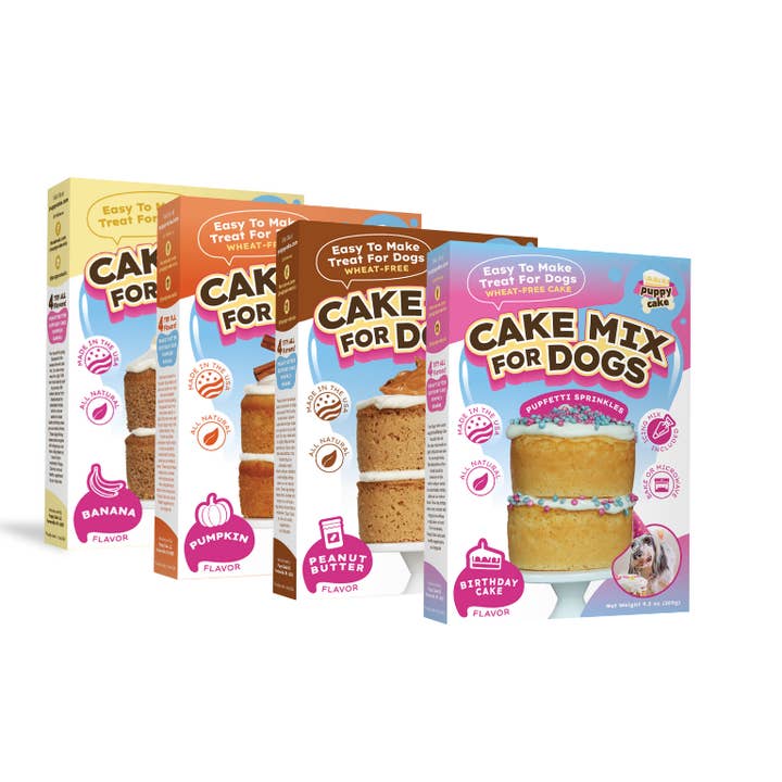 Puppy Cake LLC - Wholesale Pet Treats - Dog - Puppy Cake - Dog Birthday Cake Mixes with Icing