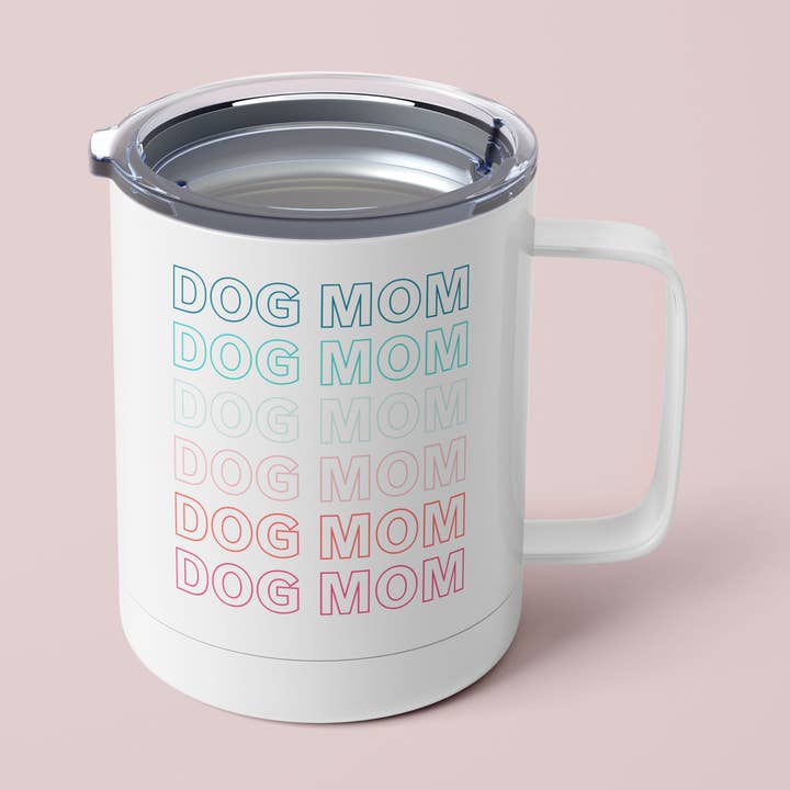 Rainbow Dog Mom Mug for wholesale by The Dapper Paw