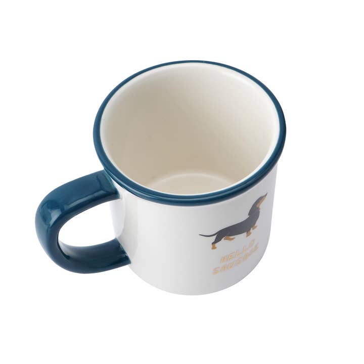 CGB Giftware – wholesale Coffee mug – Top Dog 'Hello Sausage' Ceramic Mug in Gift Box