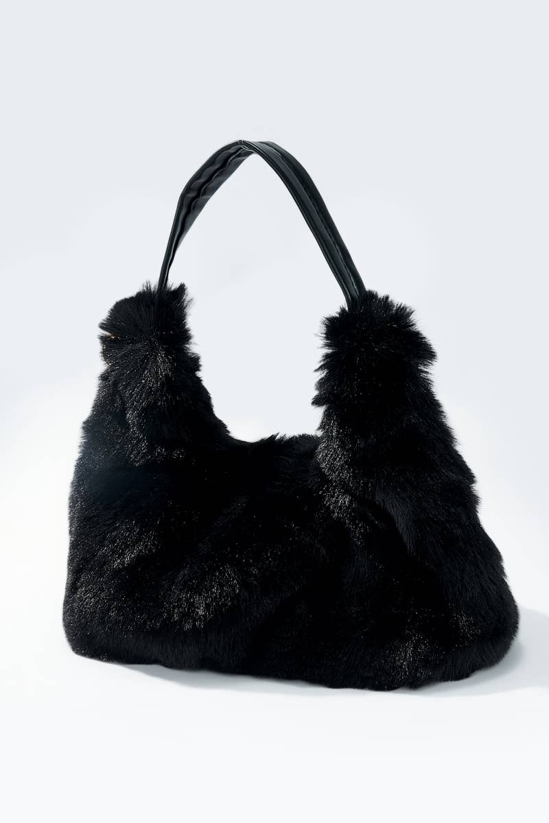 BYREN | ÉLINE L'ATELIER - Wholesale Top Handle Bag - Women's - Faux fur bag CY302JHUI1