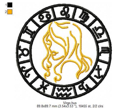 Holiday Traditions - Wholesale Baseball Cap - Unisex - Zodiac Symbol Embroidered Hat/Cap - Black - Buckle back12