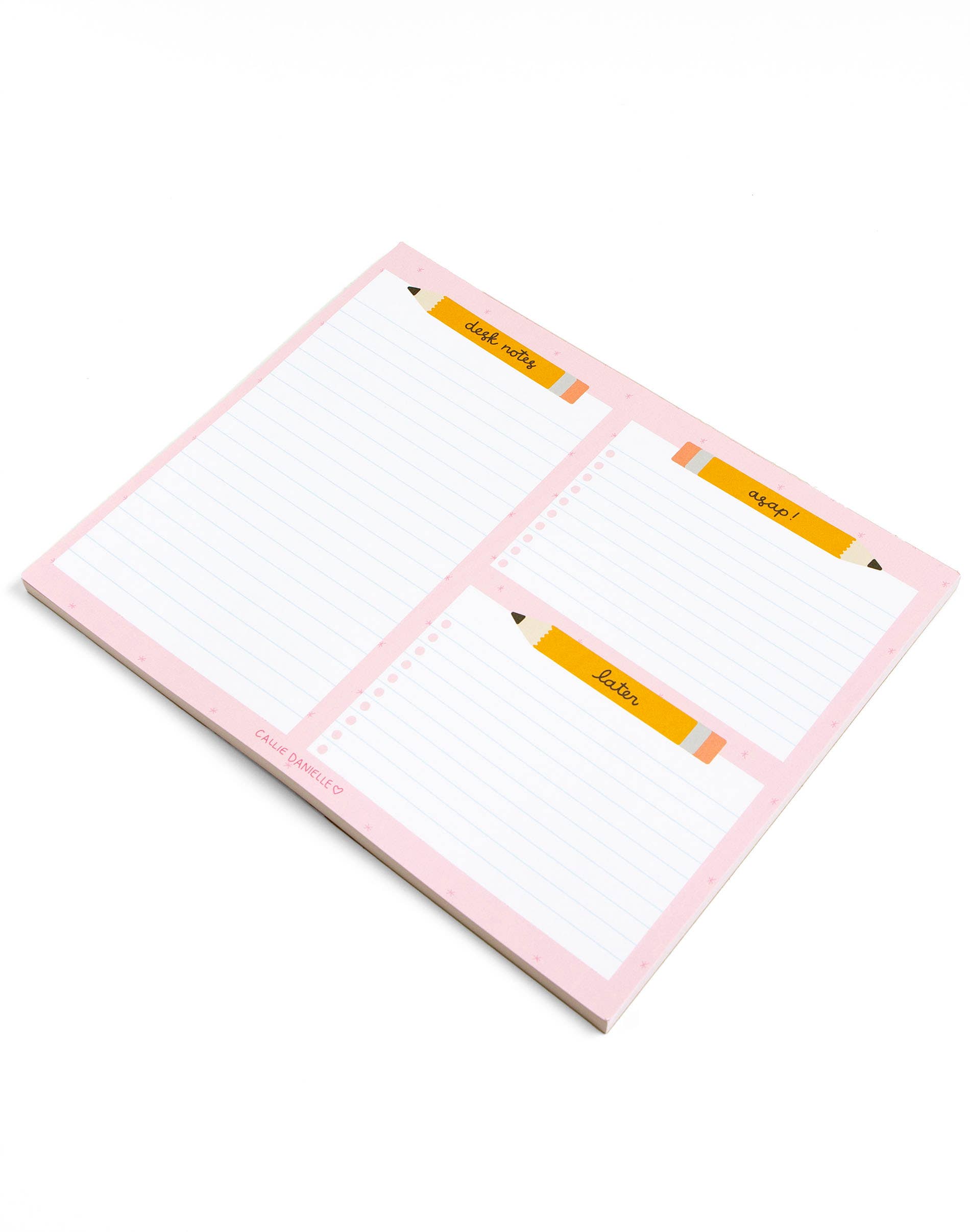 Callie Danielle - Wholesale Notepad - Pencil To-Do Desk Notepad1