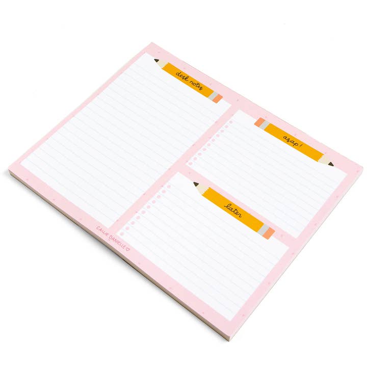 Callie Danielle - Wholesale Notepad - Pencil To-Do Desk Notepad1