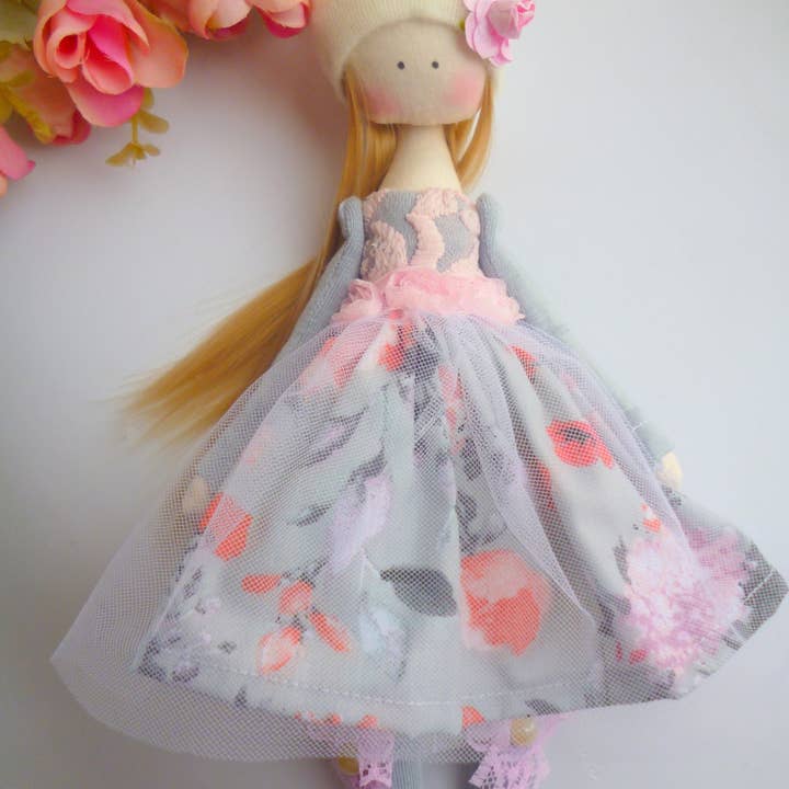 ChernikovaNataliya - Wholesale Doll - Kids - Handmade Doll, Tilda Dolls, Decorative Doll, Shabby Chic Nursery, Little Girl Toys, Shabby Cloth Dolls,Ballerina Doll.Fabric Doll.1