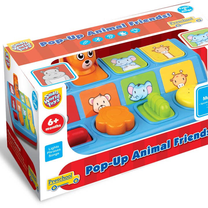 Pop-Up Animal Friends for wholesale by Small World Toys