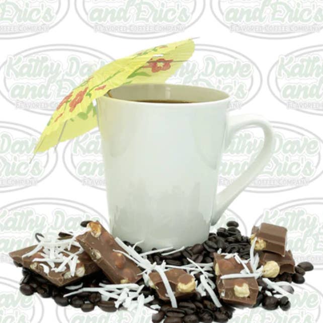 Hawaiian Hazelnut for wholesale by Kathy, Dave and Eric's Flavored Coffee Company